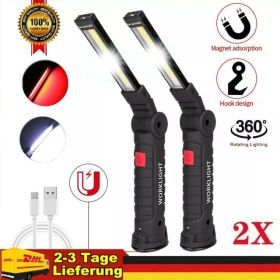 Magnetic Work Light 360 Rotate Base Super Bright 120000lm (Option: Work Light)