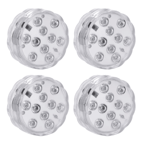 4Pcs Submersible RGB LED Lights (Option: 4pcs)