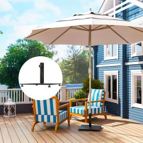 Square Patio Umbrella Base (Option: Bronze-620x520x120 mm)