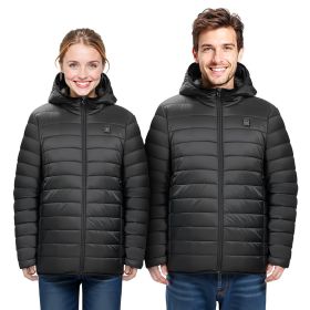 VEVOR Heated Jacket for Men with 7.4V Battery, Soft Shell Electric Heating Coat (Clothing Style: Men's Style, Clothing Size: Size XL)